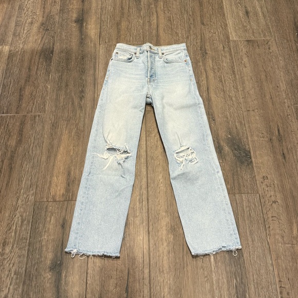 Re/Done Light Blue Denim Jeans - Picture 1 of 3